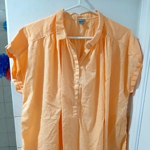 Aerie oversized lightweight blouse large